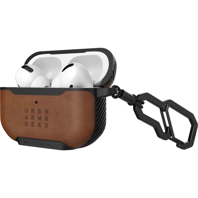 Чехол UAG для Apple AirPods Pro - Metropolis - LTHR ARMR Brown - 102256118380