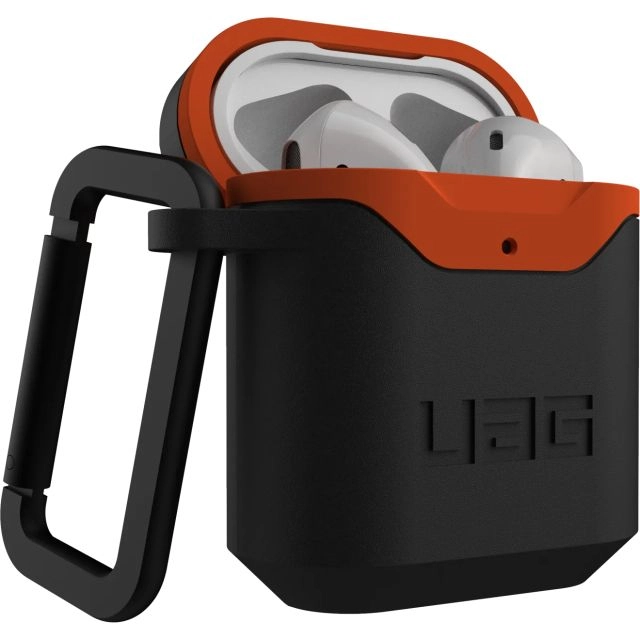 Чехол UAG для Apple AirPods 1/2 (2016/2019) - Standard Issue Hard - Black / Orange - 10242F114097