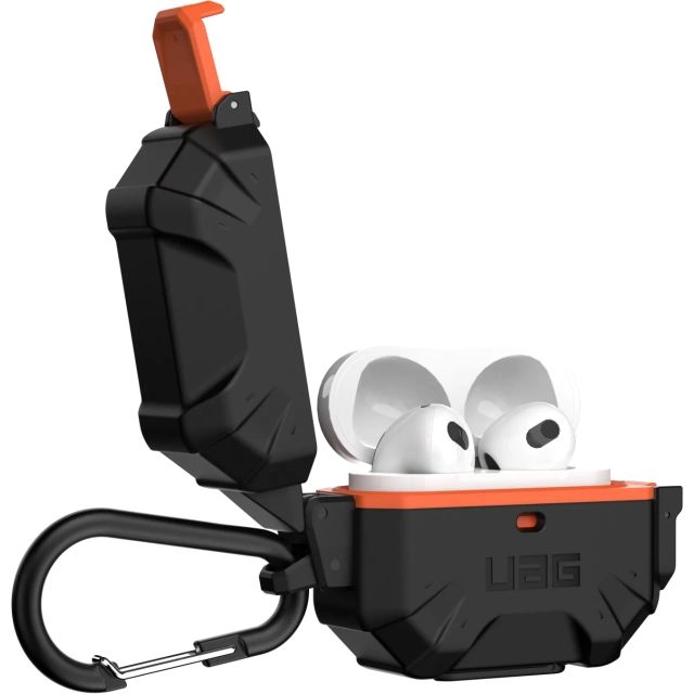 Чехол UAG для Apple AirPods 3 (2021) - Pathfinder - Black / Orange - 102927114097