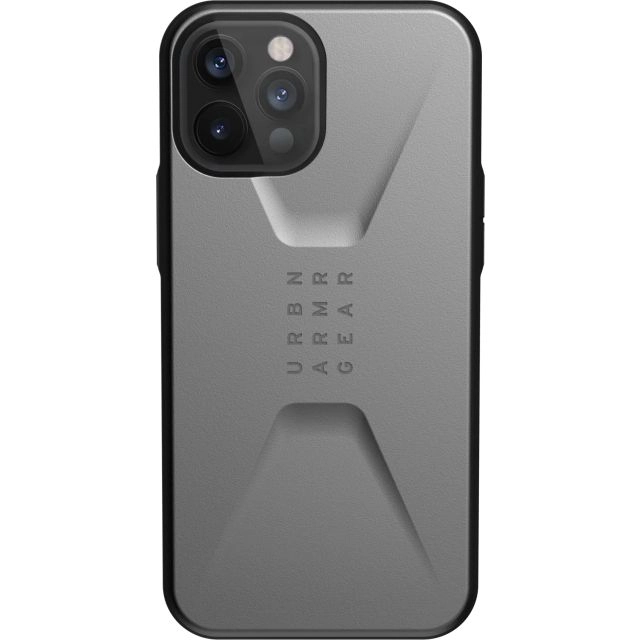 Чехол UAG для iPhone 12 Pro Max - Civilian - Silver - 11236D113333