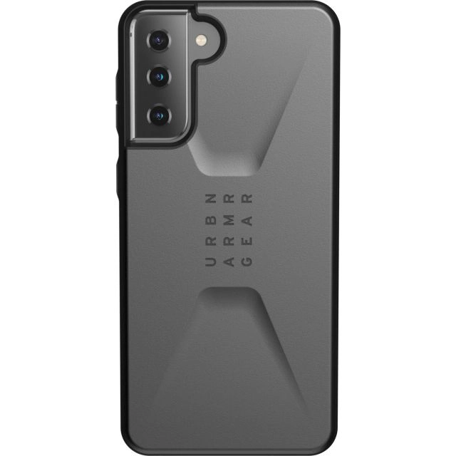 Чехол UAG для Galaxy S21 Plus - Civilian - Silver - 21282D113333