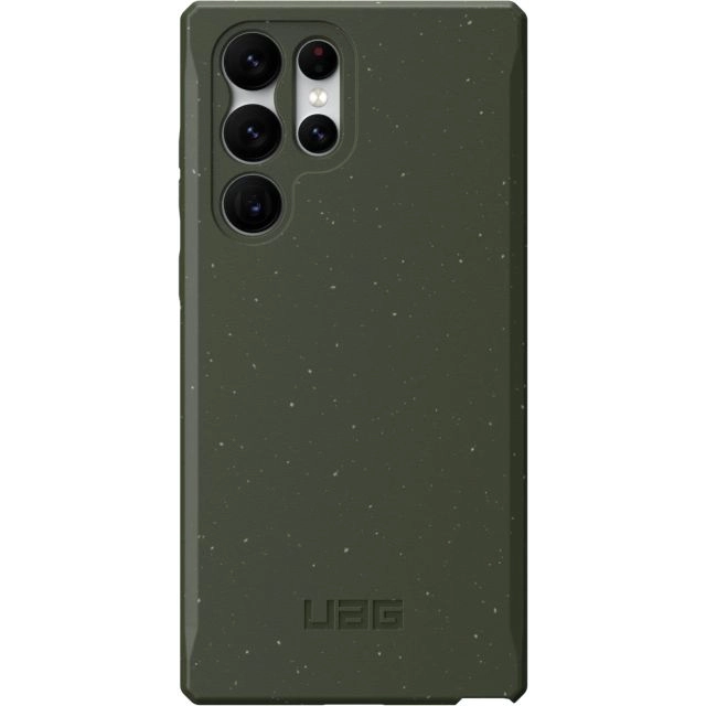 Чехол UAG для Galaxy S22 Ultra - Biodegradable Outback - Olive - 213445117272