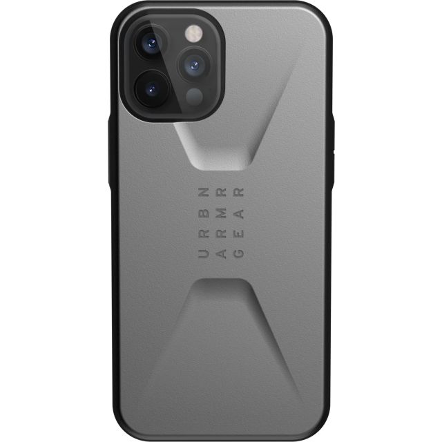 Чехол UAG для iPhone 12 Pro Max - Civilian - Silver - 11236D113333