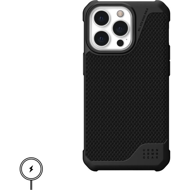 Чехол UAG для iPhone 13 Pro - Metropolis LT with MagSafe - Kevlar Black - 11315O183940