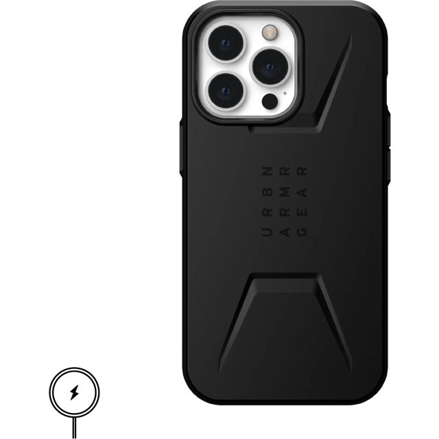Чехол UAG для iPhone 13 Pro - Civilian with MagSafe - Black - 11354D114040