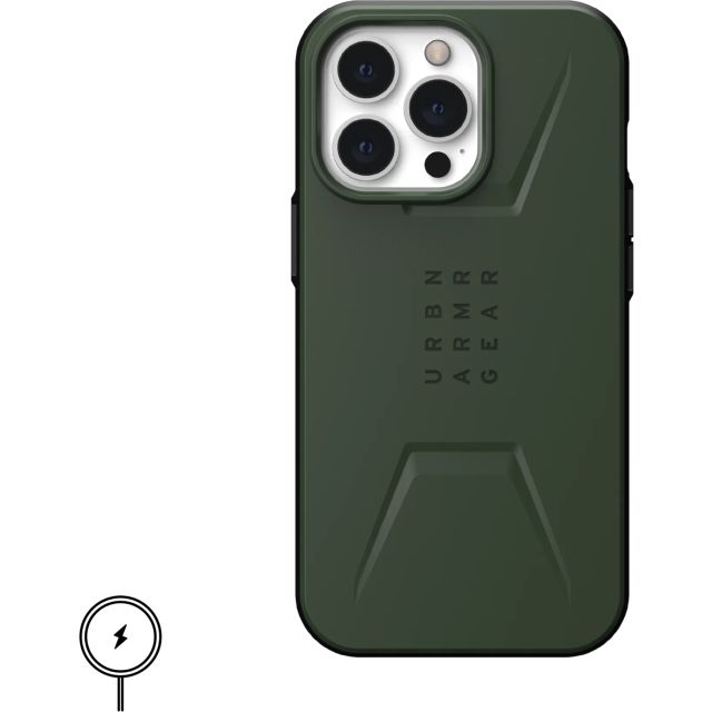 Чехол UAG для iPhone 13 Pro - Civilian with MagSafe - Olive Drab - 11354D117272