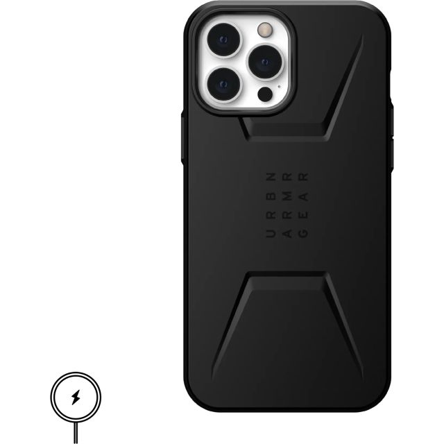 Чехол UAG для iPhone 13 Pro Max - Civilian with MagSafe - Black - 11355D114040