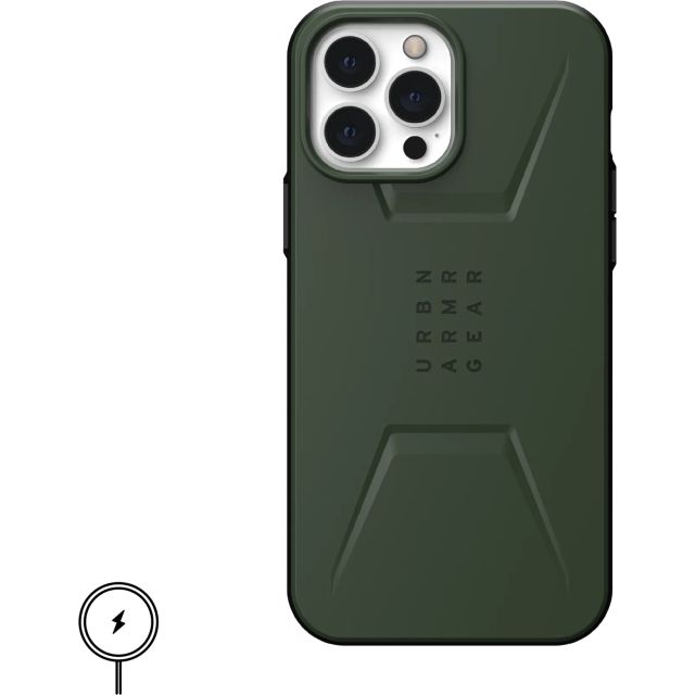 Чехол UAG для iPhone 13 Pro Max - Civilian with MagSafe - Olive Drab - 11355D117272