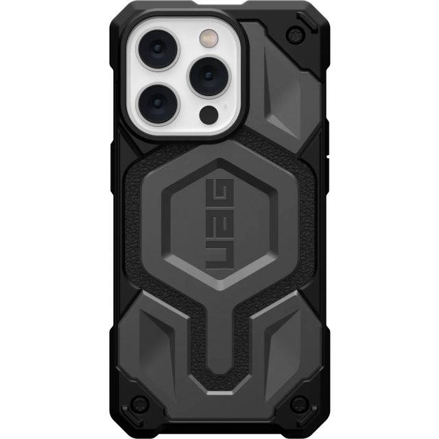 Чехол UAG для iPhone 14 Pro - Monarch Pro for MagSafe - Silver - 114030113333