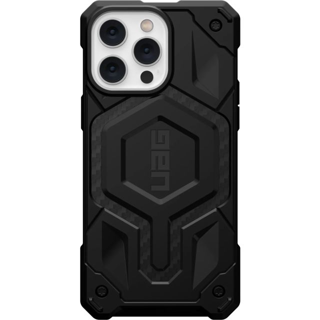 Чехол UAG для iPhone 14 Pro Max - Monarch Pro for MagSafe - Carbon Fiber - 114031114242