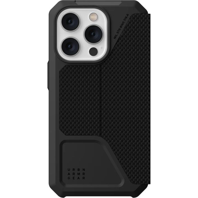 Чехол UAG для iPhone 14 Pro - Metropolis - Kevlar Black - 114046113940