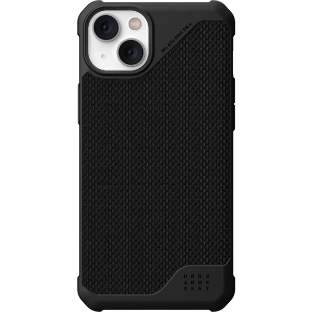 Чехол UAG для iPhone 14 Plus - Metropolis LT for MagSafe - Kevlar Black - 114049113940