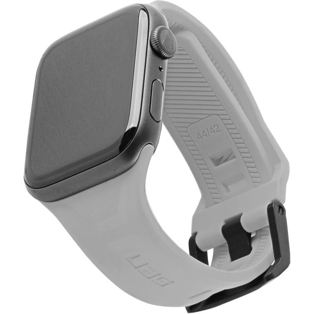 Ремешок UAG для Apple Watch (Ultra/45/44/42 mm) - Scout Silicone - Silver - 191488113333