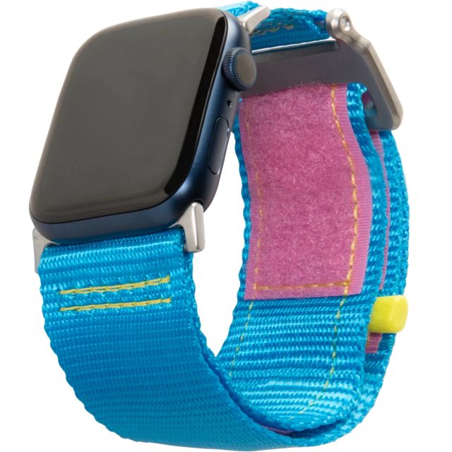 Ремешок UAG для Apple Watch (Ultra/45/44/42 mm) - Active LE - 80's (Blue/Pink) - 19148A115695