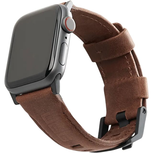 Ремешок UAG для Apple Watch (41/40/38 mm) - Leather - Leather Brown - 19149B114080