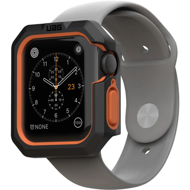 Чехол UAG для Apple Watch (4/5/6/SE) - 40 mm - Civilian - Black / Orange - 1A149D114097